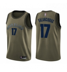 Youth Memphis Grizzlies 17 Jonas Valanciunas Swingman Green Salute to Service Basketball Jersey Youth Memphis Grizzlies 17 Jonas Valanciunas Swingman Green Salute to Service Basketball Jersey