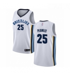 Youth Memphis Grizzlies 25 Miles Plumlee Swingman White Basketball Jersey Association Edition Youth Memphis Grizzlies 25 Miles Plumlee Swingman White Basketball Jersey Association Edition