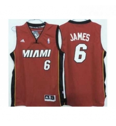 Kids Miami Heat 6 LeBron James Red Revolution 30 Swingman Jerseys Kids Miami Heat 6 LeBron James Red Revolution 30 Swingman Jerseys