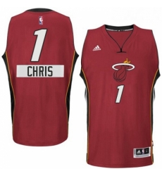 Mens Adidas Miami Heat 1 Chris Bosh Authentic Red 2014 15 Christmas Day NBA Jersey Mens Adidas Miami Heat 1 Chris Bosh Authentic Red 2014 15 Christmas Day NBA Jersey