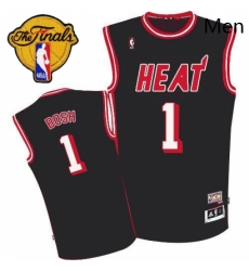 Mens Adidas Miami Heat 1 Chris Bosh Swingman Black Hardwood Classic NBA Jersey Mens Adidas Miami Heat 1 Chris Bosh Swingman Black Hardwood Classic NBA Jersey