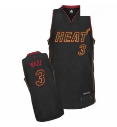 Mens Adidas Miami Heat 3 Dwyane Wade Authentic Black Carbon Fiber Fashion NBA Jersey Mens Adidas Miami Heat 3 Dwyane Wade Authentic Black Carbon Fiber Fashion NBA Jersey