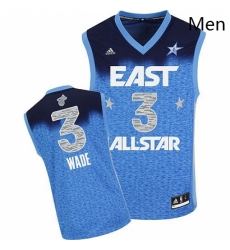 Mens Adidas Miami Heat 3 Dwyane Wade Authentic Blue 2012 All Star NBA Jersey Mens Adidas Miami Heat 3 Dwyane Wade Authentic Blue 2012 All Star NBA Jersey