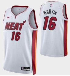Miami Heat #16 Caleb Martin White Jersey 2022-23 Association Edition Miami Heat #16 Caleb Martin White Jersey 2022-23 Association Edition