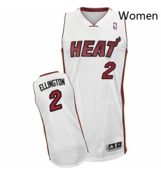 Womens Adidas Miami Heat 2 Wayne Ellington Authentic White Home NBA Jersey Womens Adidas Miami Heat 2 Wayne Ellington Authentic White Home NBA Jersey