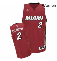 Womens Adidas Miami Heat 2 Wayne Ellington Swingman Red Alternate NBA Jersey Womens Adidas Miami Heat 2 Wayne Ellington Swingman Red Alternate NBA Jersey