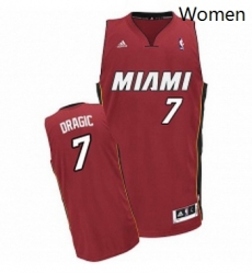 Womens Adidas Miami Heat 7 Goran Dragic Swingman Red Alternate NBA Jersey Womens Adidas Miami Heat 7 Goran Dragic Swingman Red Alternate NBA Jersey