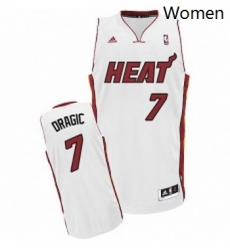 Womens Adidas Miami Heat 7 Goran Dragic Swingman White Home NBA Jersey Womens Adidas Miami Heat 7 Goran Dragic Swingman White Home NBA Jersey