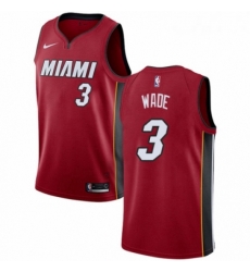 Womens Nike Miami Heat 3 Dwyane Wade Authentic Red NBA Jersey Statement Edition Womens Nike Miami Heat 3 Dwyane Wade Authentic Red NBA Jersey Statement Edition