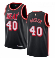 Womens Nike Miami Heat 40 Udonis Haslem Swingman Black Black Fashion Hardwood Classics NBA Jersey Womens Nike Miami Heat 40 Udonis Haslem Swingman Black Black Fashion Hardwood Classics NBA Jersey