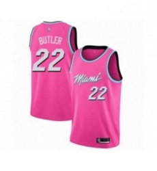 Youth Miami Heat 22 Jimmy Butler Pink Swingman Jersey Earned Edition Youth Miami Heat 22 Jimmy Butler Pink Swingman Jersey Earned Edition