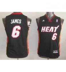 Youth NBA Miami Heat 6 LeBron James Black Stitched Jersey Youth NBA Miami Heat 6 LeBron James Black Stitched Jersey
