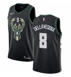 Womens Adidas Milwaukee Bucks 8 Matthew Dellavedova Authentic Black Alternate NBA Jersey Statement Edition Womens Adidas Milwaukee Bucks 8 Matthew Dellavedova Authentic Black Alternate NBA Jersey Statement Edition