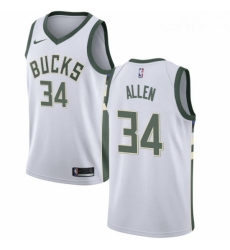 Womens Nike Milwaukee Bucks 34 Ray Allen Swingman White Home NBA Jersey Association Edition Womens Nike Milwaukee Bucks 34 Ray Allen Swingman White Home NBA Jersey Association Edition