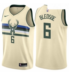 Youth Nike Milwaukee Bucks 6 Eric Bledsoe Swingman Cream NBA Jersey City Edition Youth Nike Milwaukee Bucks 6 Eric Bledsoe Swingman Cream NBA Jersey City Edition