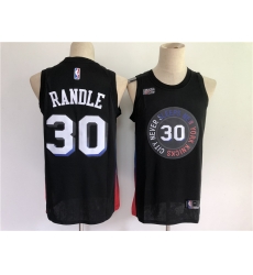 Men New York Knicks 30 Randle Black City Edition 2021 NBA Jersey Men New York Knicks 30 Randle Black City Edition 2021 NBA Jersey