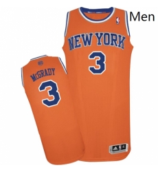 Mens Adidas New York Knicks 3 Tracy McGrady Authentic Orange Alternate NBA Jersey Mens Adidas New York Knicks 3 Tracy McGrady Authentic Orange Alternate NBA Jersey