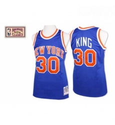 Mens Mitchell and Ness New York Knicks 30 Bernard King Swingman Royal Blue Throwback NBA Jersey Mens Mitchell and Ness New York Knicks 30 Bernard King Swingman Royal Blue Throwback NBA Jersey