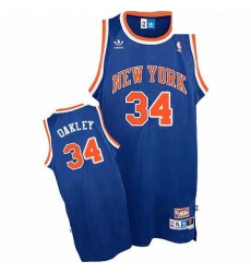 Mens Mitchell and Ness New York Knicks 34 Charles Oakley Swingman Royal Blue Throwback NBA Jersey Mens Mitchell and Ness New York Knicks 34 Charles Oakley Swingman Royal Blue Throwback NBA Jersey