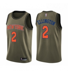 Mens New York Knicks 2 Wayne Ellington Swingman Green Salute to Service Basketball Jersey Mens New York Knicks 2 Wayne Ellington Swingman Green Salute to Service Basketball Jersey