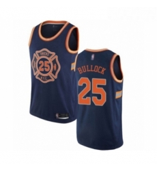 Mens New York Knicks 25 Reggie Bullock Authentic Navy Blue Basketball Jersey City Edition Mens New York Knicks 25 Reggie Bullock Authentic Navy Blue Basketball Jersey City Edition