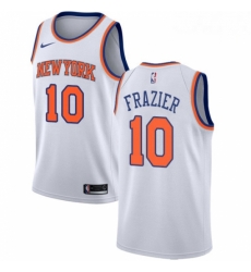 Mens Nike New York Knicks 10 Walt Frazier Swingman White NBA Jersey Association Edition Mens Nike New York Knicks 10 Walt Frazier Swingman White NBA Jersey Association Edition