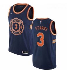 Mens Nike New York Knicks 3 John Starks Swingman Navy Blue NBA Jersey City Edition Mens Nike New York Knicks 3 John Starks Swingman Navy Blue NBA Jersey City Edition