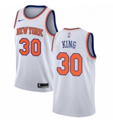 Mens Nike New York Knicks 30 Bernard King Swingman White NBA Jersey Association Edition Mens Nike New York Knicks 30 Bernard King Swingman White NBA Jersey Association Edition