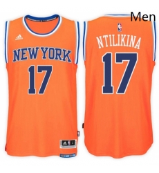New York Knicks 17 Frank Ntilikina Alternate Orange New Swingman Stitched NBA Jersey New York Knicks 17 Frank Ntilikina Alternate Orange New Swingman Stitched NBA Jersey