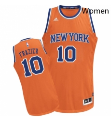 Womens Adidas New York Knicks 10 Walt Frazier Swingman Orange Alternate NBA Jersey Womens Adidas New York Knicks 10 Walt Frazier Swingman Orange Alternate NBA Jersey
