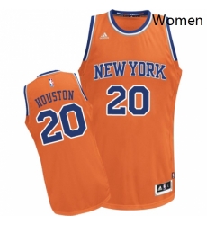 Womens Adidas New York Knicks 20 Allan Houston Swingman Orange Alternate NBA Jersey Womens Adidas New York Knicks 20 Allan Houston Swingman Orange Alternate NBA Jersey