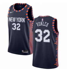 Womens Nike New York Knicks 32 Noah Vonleh Swingman Navy Blue NBA Jersey 2018 19 City Edition Womens Nike New York Knicks 32 Noah Vonleh Swingman Navy Blue NBA Jersey 2018 19 City Edition