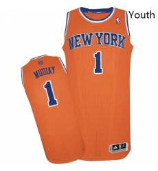 Youth Adidas New York Knicks 1 Emmanuel Mudiay Authentic Orange Alternate NBA Jersey Youth Adidas New York Knicks 1 Emmanuel Mudiay Authentic Orange Alternate NBA Jersey