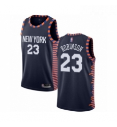 Youth New York Knicks 23 Mitchell Robinson Swingman Navy Blue Basketball Jersey 2018 19 City Edition Youth New York Knicks 23 Mitchell Robinson Swingman Navy Blue Basketball Jersey 2018 19 City Edition