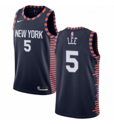 Youth Nike New York Knicks 5 Courtney Lee Swingman Navy Blue NBA Jersey 2018 19 City Edition Youth Nike New York Knicks 5 Courtney Lee Swingman Navy Blue NBA Jersey 2018 19 City Edition
