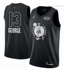 Mens Nike Jordan Oklahoma City Thunder 13 Paul George Swingman Black 2018 All Star Game NBA Jersey Mens Nike Jordan Oklahoma City Thunder 13 Paul George Swingman Black 2018 All Star Game NBA Jersey