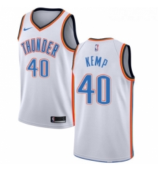 Youth Nike Oklahoma City Thunder 40 Shawn Kemp Swingman White Home NBA Jersey Association Edition Youth Nike Oklahoma City Thunder 40 Shawn Kemp Swingman White Home NBA Jersey Association Edition