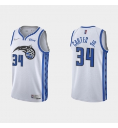 Men Orlando Magic 34 Wendell Carter Jr White Stitched Swingman Jersey Men Orlando Magic 34 Wendell Carter Jr White Stitched Swingman Jersey