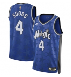 Men Orlando Magic 4 Jalen Suggs Blue 2023 24 Classic Edition Stitched Basketball Jersey Men Orlando Magic 4 Jalen Suggs Blue 2023 24 Classic Edition Stitched Basketball Jersey