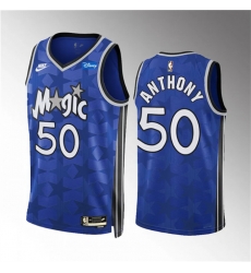 Men Orlando Magic 50 Cole Anthony Blue 2023 24 Classic Edition Stitched Basketball Jersey Men Orlando Magic 50 Cole Anthony Blue 2023 24 Classic Edition Stitched Basketball Jersey