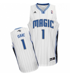 Mens Adidas Orlando Magic 1 Jonathan Isaac Swingman White Home NBA Jersey Mens Adidas Orlando Magic 1 Jonathan Isaac Swingman White Home NBA Jersey