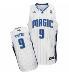 Mens Adidas Orlando Magic 9 Nikola Vucevic Swingman White Home NBA Jersey Mens Adidas Orlando Magic 9 Nikola Vucevic Swingman White Home NBA Jersey