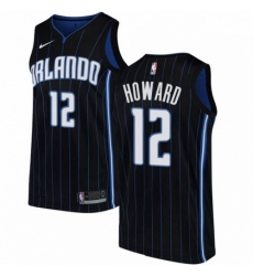 Mens Nike Orlando Magic 12 Dwight Howard Authentic Black Alternate NBA Jersey Statement Edition Mens Nike Orlando Magic 12 Dwight Howard Authentic Black Alternate NBA Jersey Statement Edition
