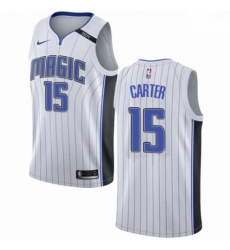 Mens Nike Orlando Magic 15 Vince Carter Swingman NBA Jersey Association Edition Mens Nike Orlando Magic 15 Vince Carter Swingman NBA Jersey Association Edition