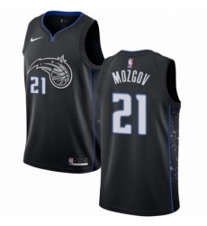 Mens Nike Orlando Magic 21 Timofey Mozgov Swingman Black NBA Jersey City Edition Mens Nike Orlando Magic 21 Timofey Mozgov Swingman Black NBA Jersey City Edition