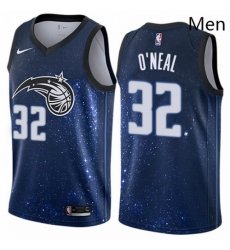 Mens Nike Orlando Magic 32 Shaquille ONeal Authentic Blue NBA Jersey City Edition Mens Nike Orlando Magic 32 Shaquille ONeal Authentic Blue NBA Jersey City Edition