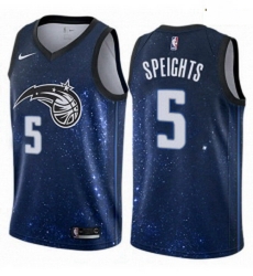 Mens Nike Orlando Magic 5 Marreese Speights Swingman Blue NBA Jersey City Edition Mens Nike Orlando Magic 5 Marreese Speights Swingman Blue NBA Jersey City Edition