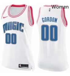 Womens Nike Orlando Magic 0 Aaron Gordon Swingman WhitePink Fashion NBA Jersey Womens Nike Orlando Magic 0 Aaron Gordon Swingman WhitePink Fashion NBA Jersey