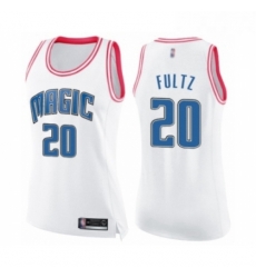 Womens Orlando Magic 20 Markelle Fultz Swingman White Pink Fashion Basketball Jersey Womens Orlando Magic 20 Markelle Fultz Swingman White Pink Fashion Basketball Jersey