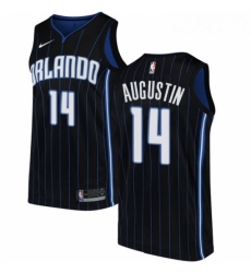 Youth Nike Orlando Magic 14 DJ Augustin Swingman Black Alternate NBA Jersey Statement Edition Youth Nike Orlando Magic 14 DJ Augustin Swingman Black Alternate NBA Jersey Statement Edition
